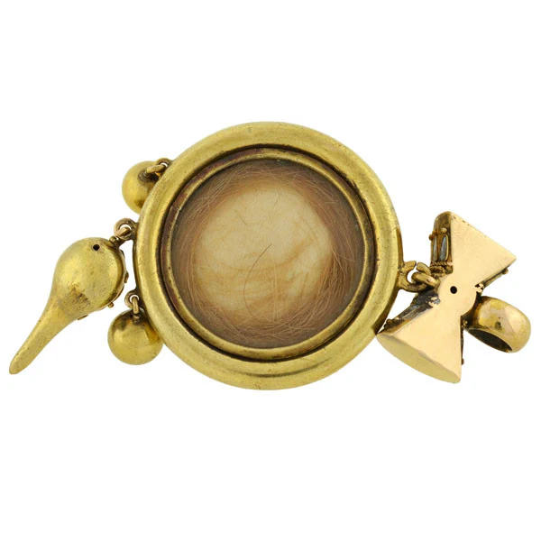 Victorian 18kt Coral Enamel Locket/Pendant - Image 5