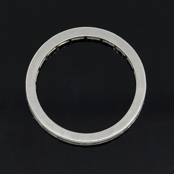 Art Deco Platinum Baguette Diamond Eternity Band - Image 3