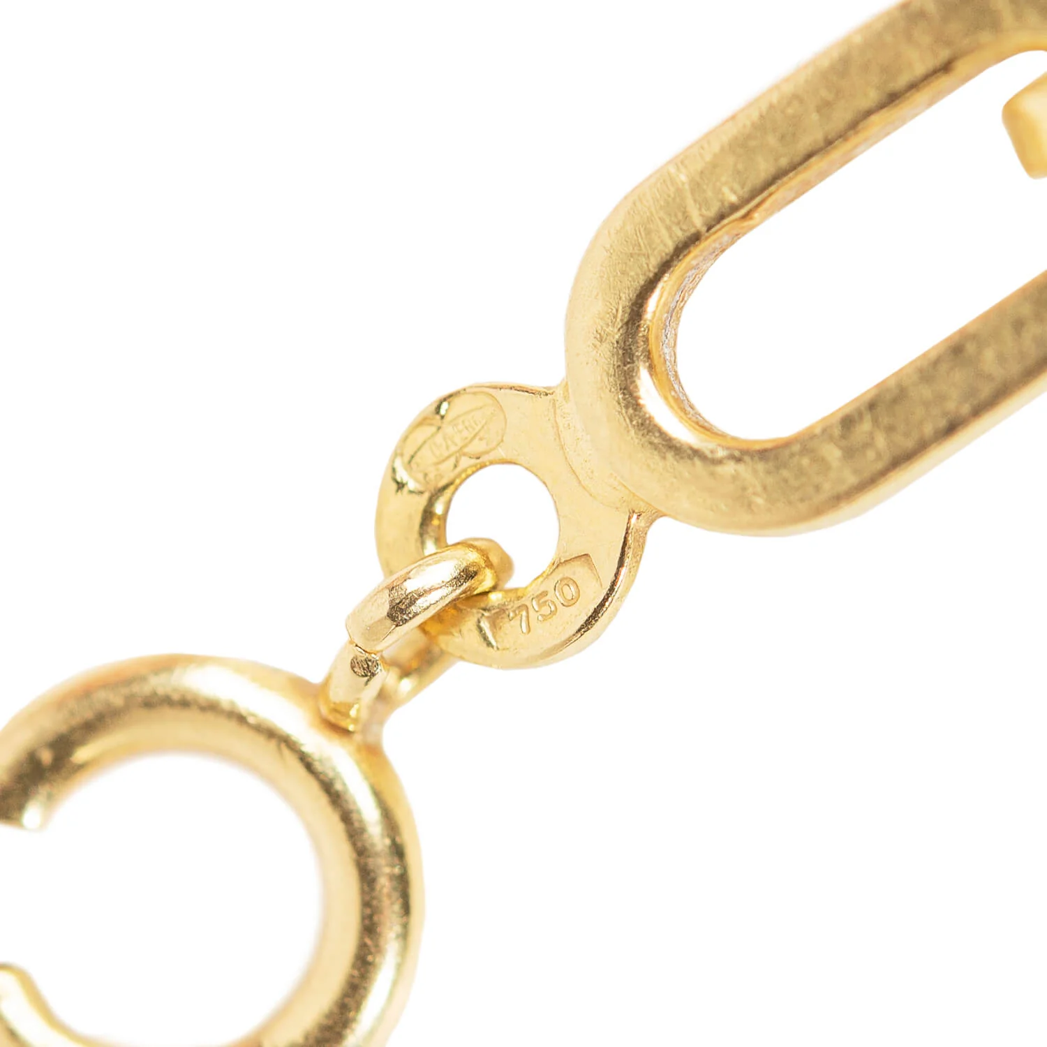 Estate 14k Paperclip Link Bracelet - Image 6
