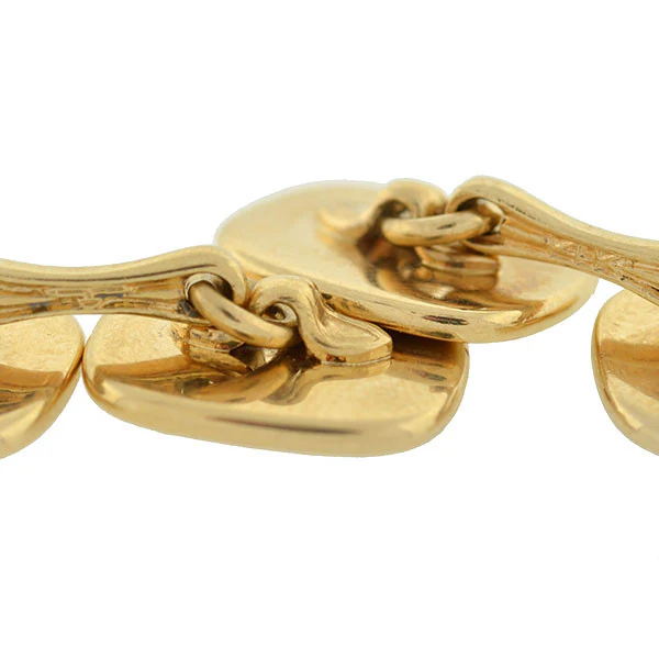 LARTER Late Victorian 14kt Diamond Starburst Cufflinks - Image 7