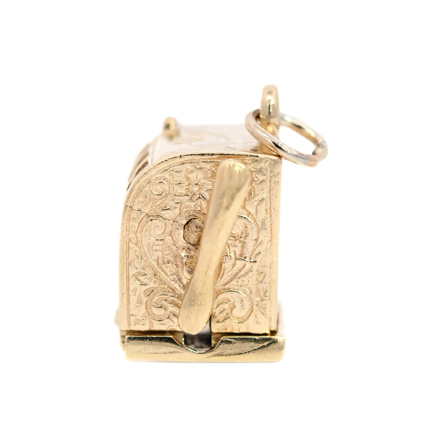 Retro 14k Slot Machine Charm/Pendant - Image 4