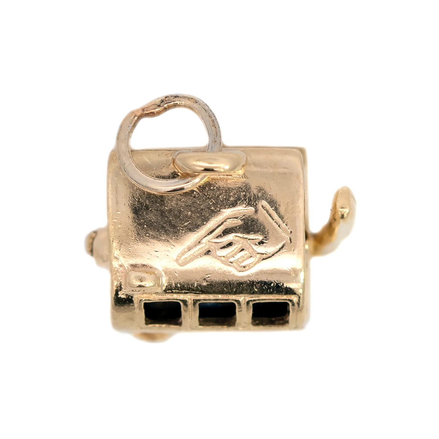Retro 14k Slot Machine Charm/Pendant - Image 5