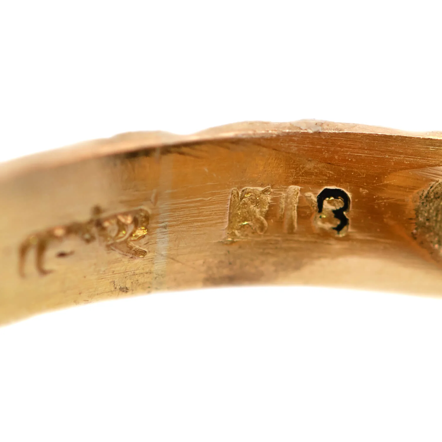 Estate 18k "Lalaounis" Double Lion Head Ring - Image 7