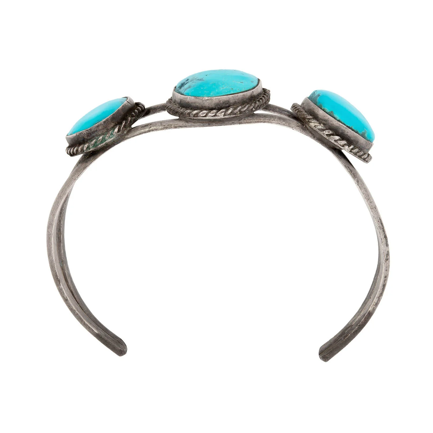 Retro Pawn Native American Cuff Bracelet - Image 2