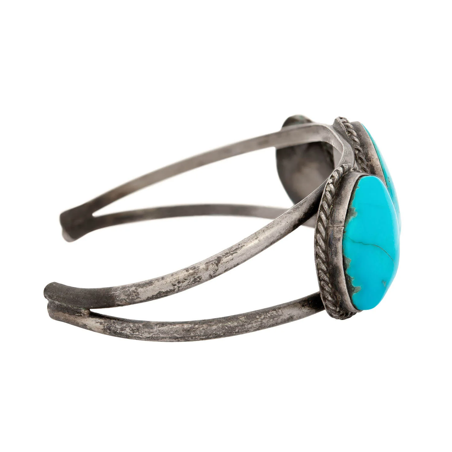 Retro Pawn Native American Cuff Bracelet - Image 3