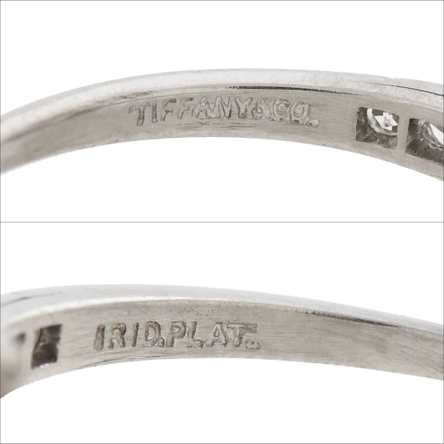 TIFFANY & Co. Late Art Deco Platinum Diamond Engagement Ring 2.16ct - Image 5