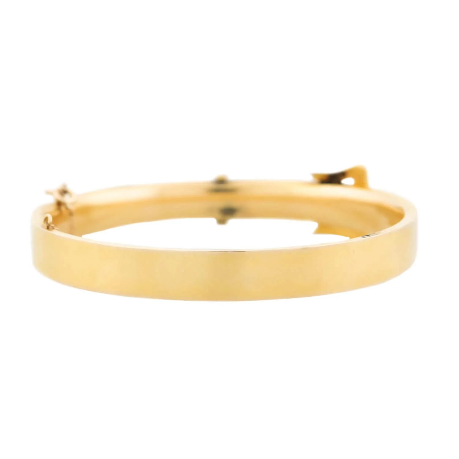 Victorian 14k Turquoise Buckle Bracelet - Image 5