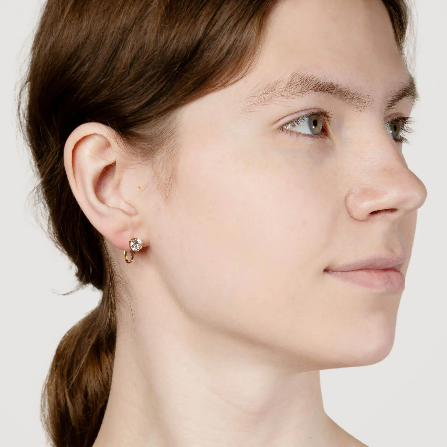 Victorian 1.80ctw Old European Diamond stud Earrings - Image 5