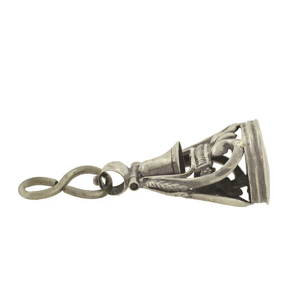 Victorian Sterling Silver "Swinging Bell" Fob - Image 3