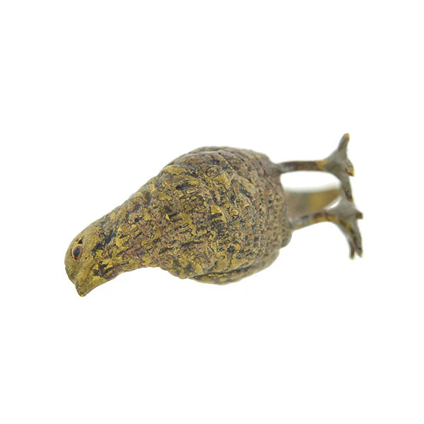 Victorian Vienna Bronze Pheasant Bird Miniature Sculpture - Image 4