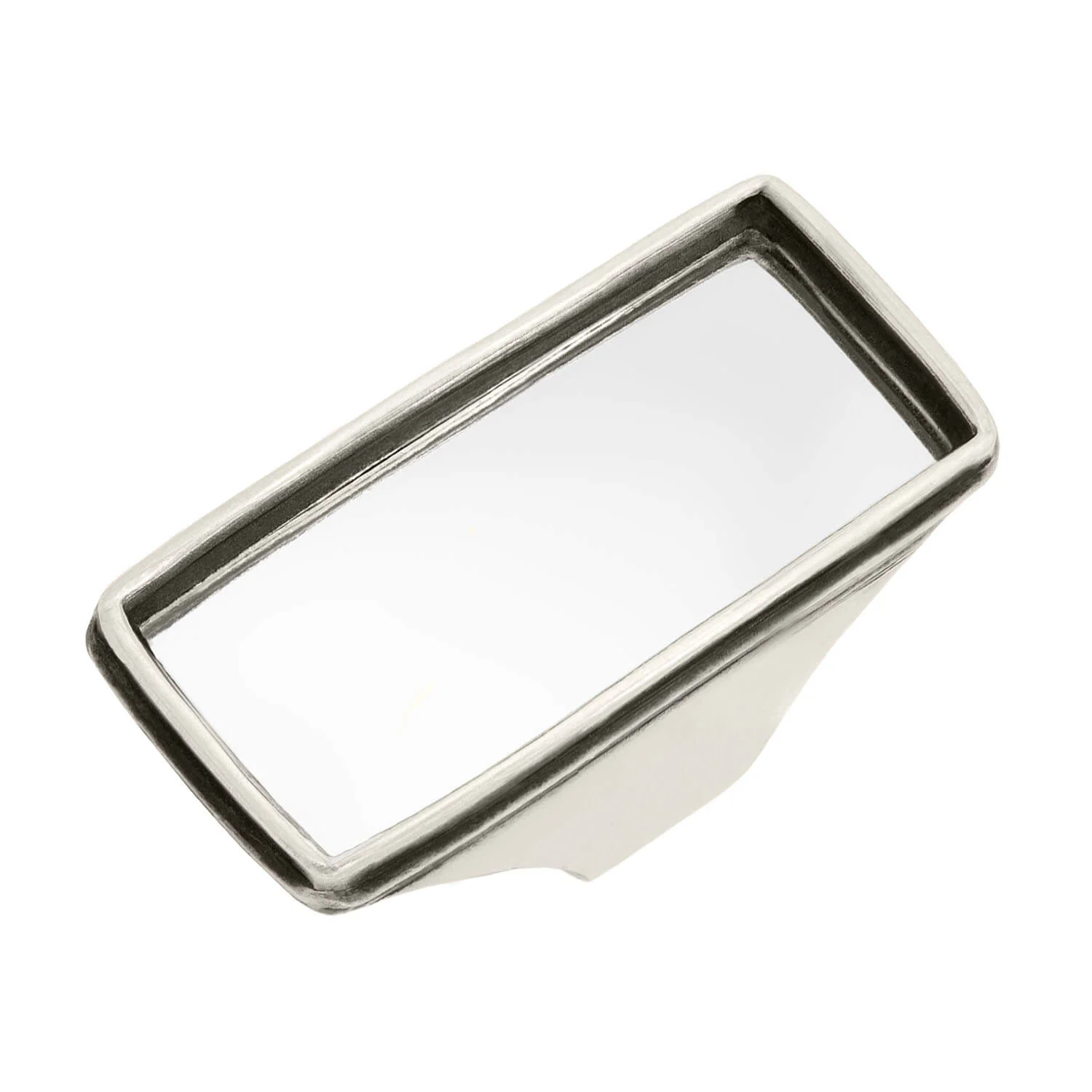 ANN DEMEULEMEESTER Estate Sterling Silver Mirror Ring - Image 4