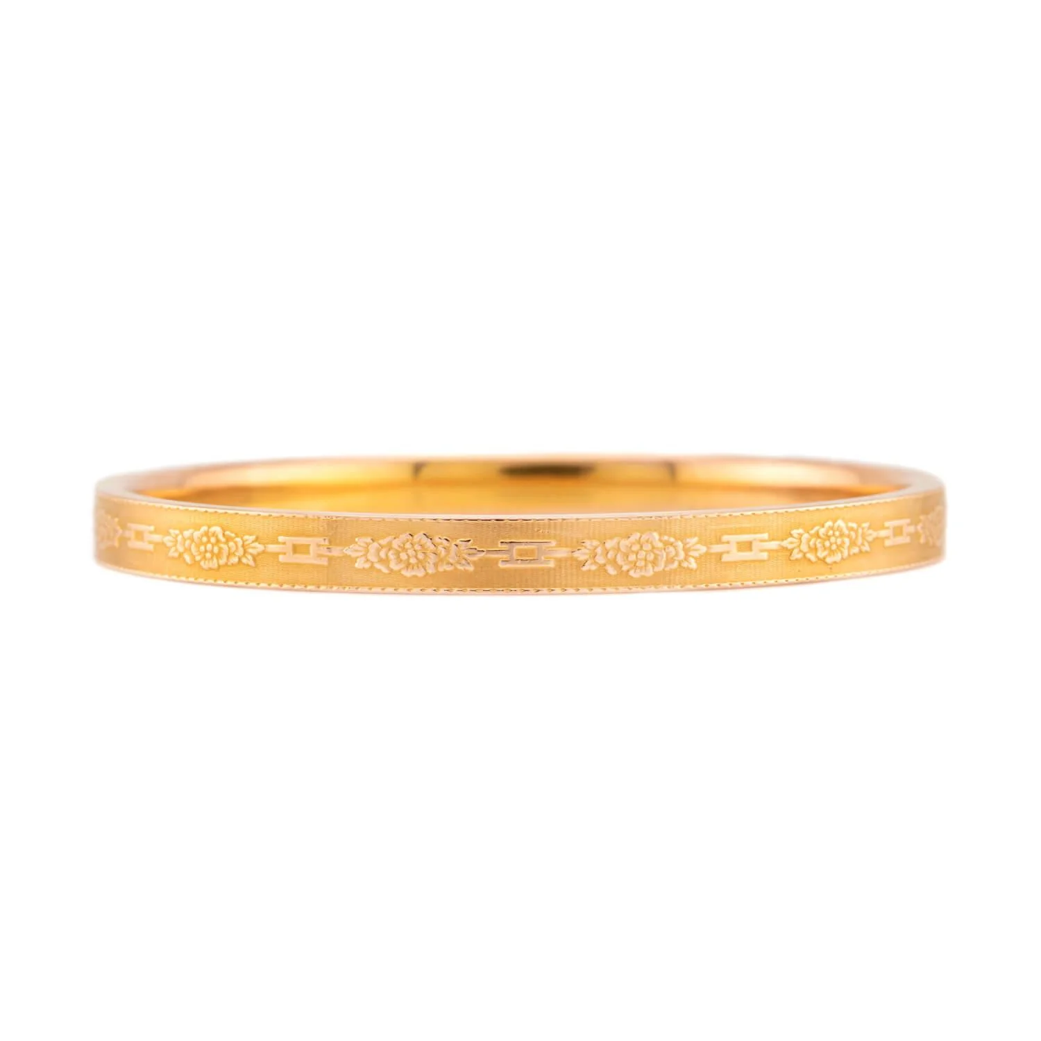 A.J. HEDGES & CO. Edwardian 14k Diamond & Sapphire Bangle - Image 4
