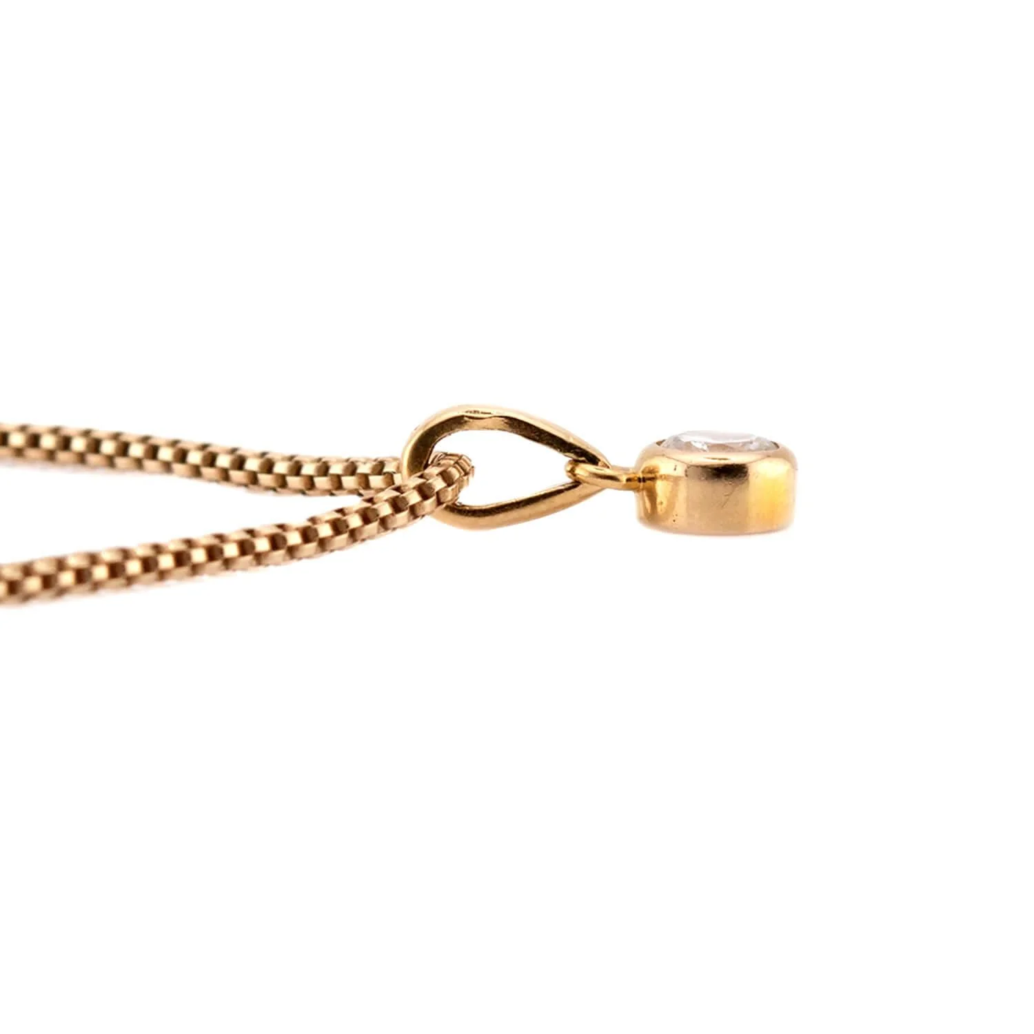 ADLER Estate 18k/14k Diamond Pendant Necklace - Image 3