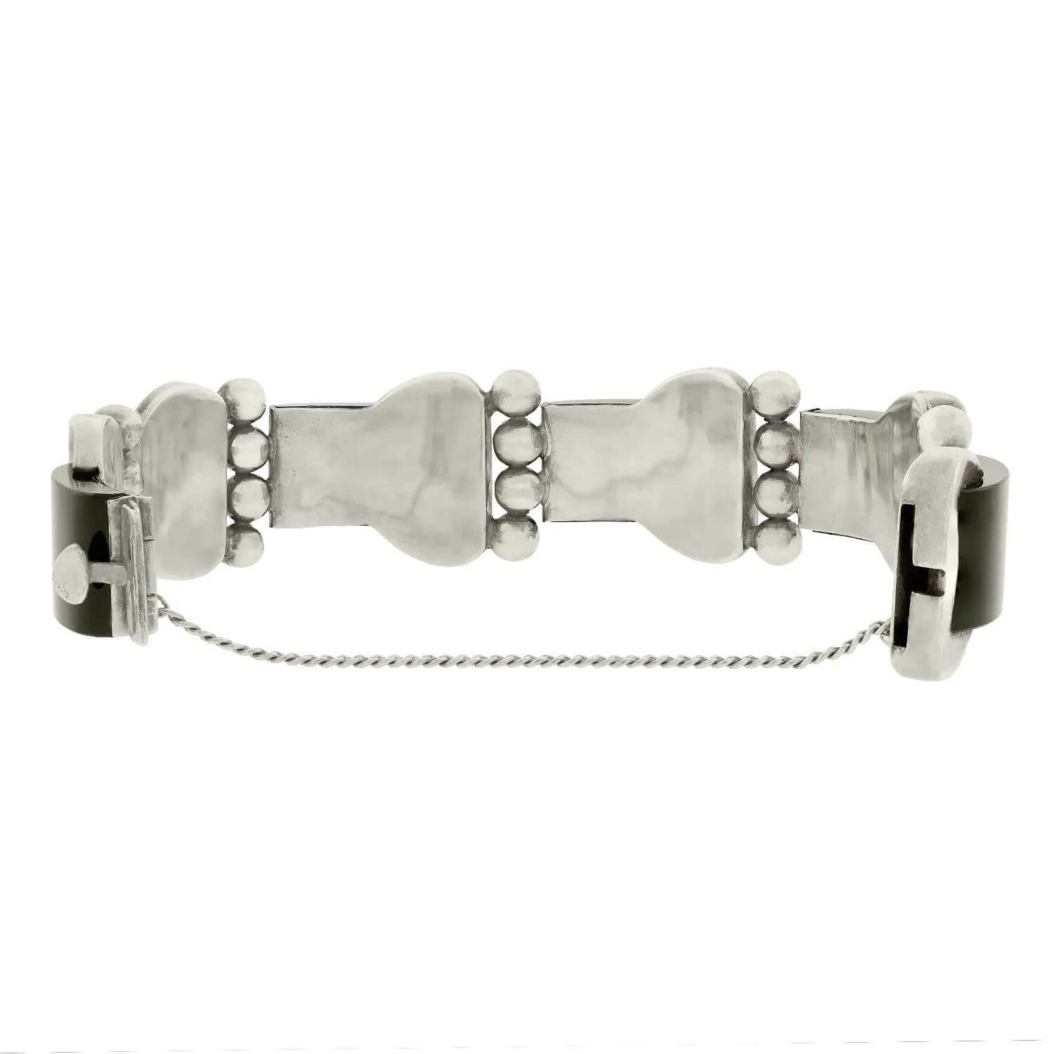 ANTONIO PINEDA Retro Sterling Silver Buckle Bracelet - Image 4