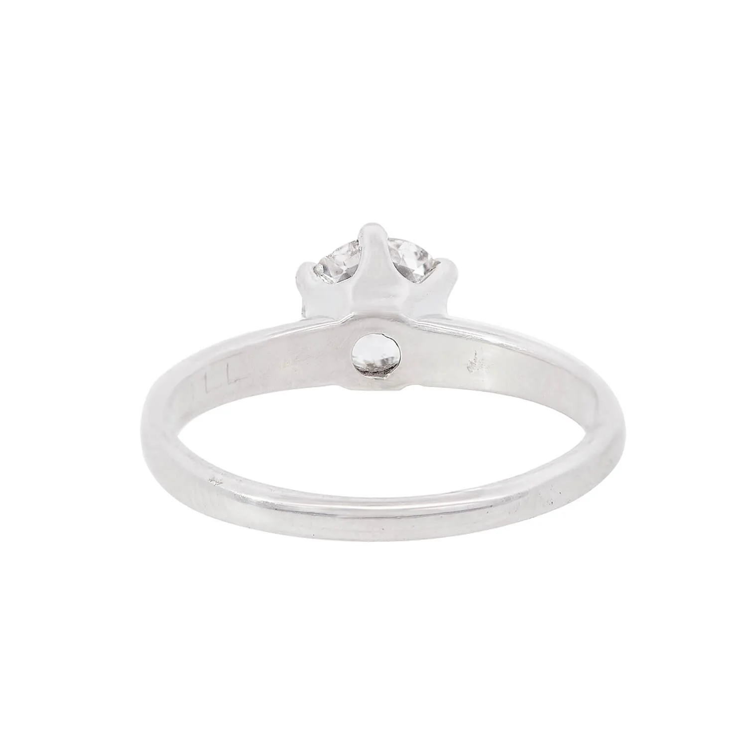 Art Deco 14k Diamond Engagement Ring 0.78ct - Image 5