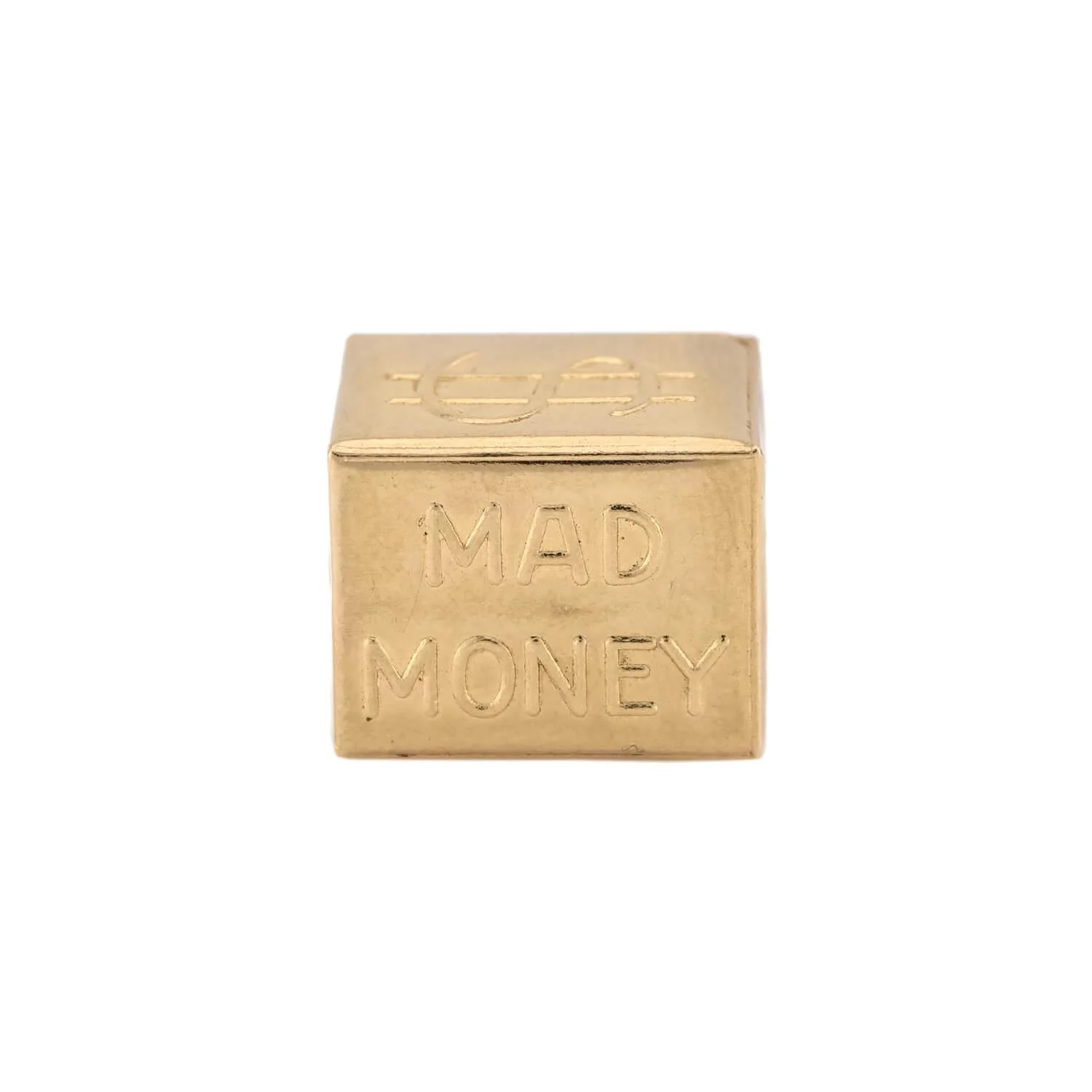 Art Deco 14k "In Case of Emergency Break Glass" Dollar Pendant/Charm - Image 3