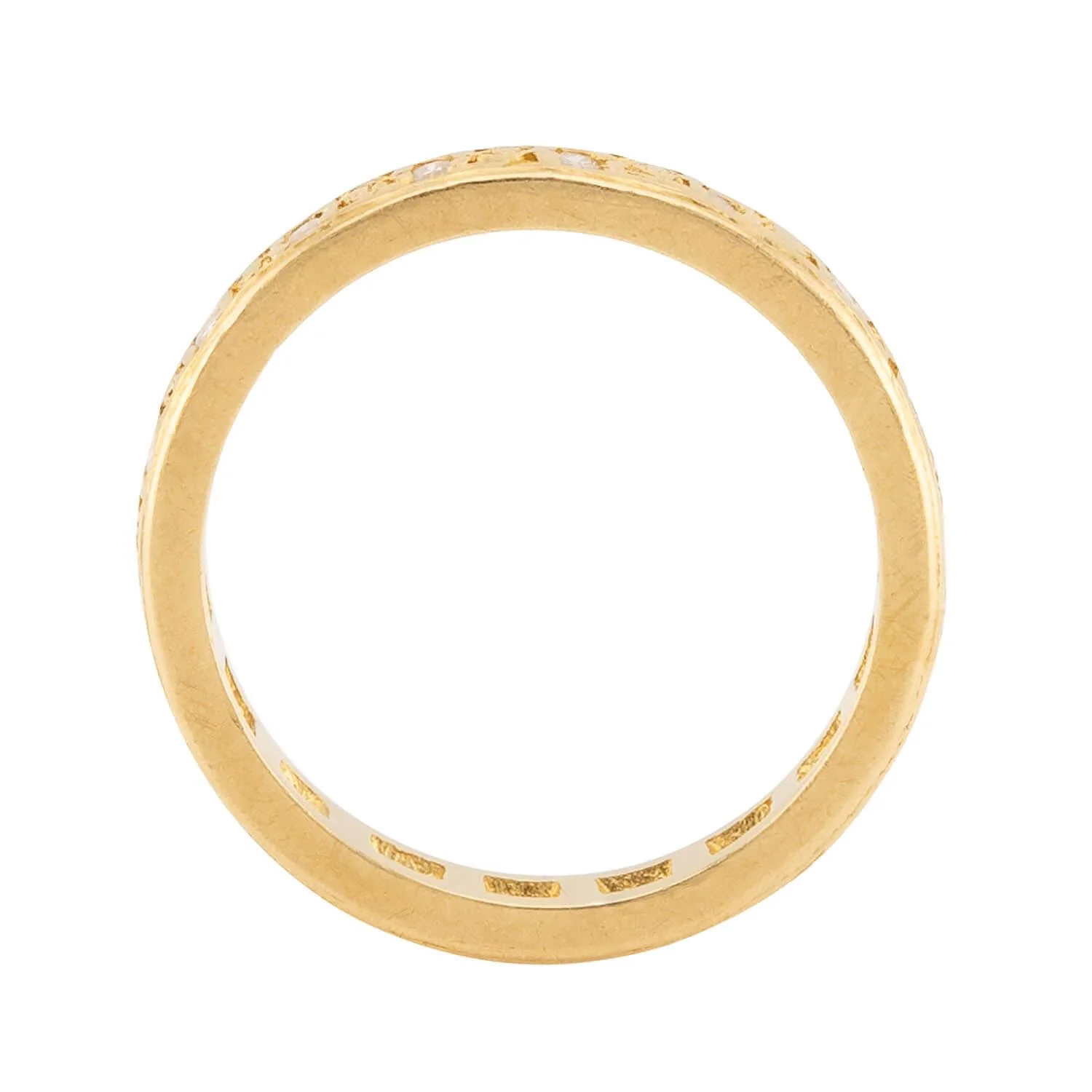 Art Deco English 18k Diamond Eternity Band - Image 3