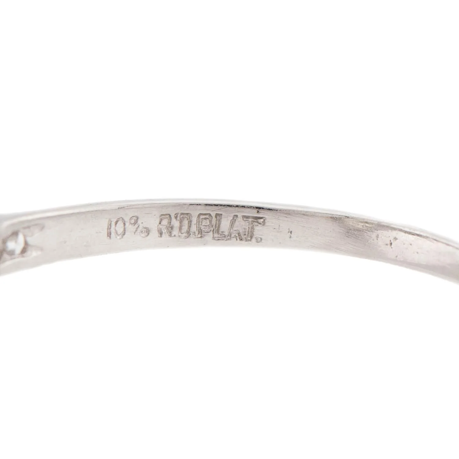 Art Deco Platinum Diamond Engagement Ring 2.02ct - Image 5