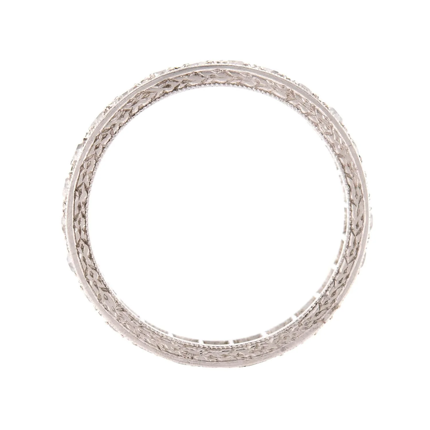 Art Deco Platinum Diamond Eternity Band - Image 3