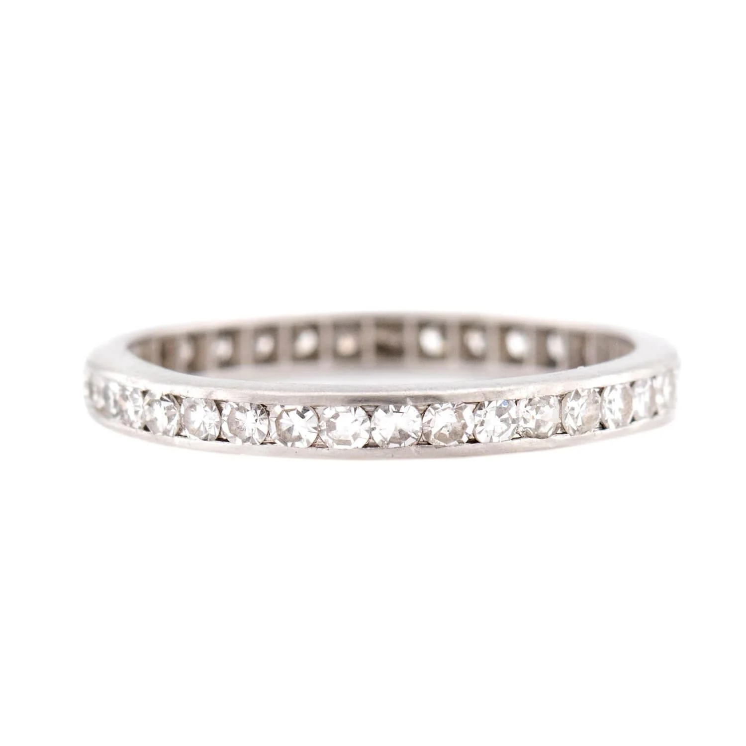 Art Deco Platinum Diamond Eternity Band - Image 2