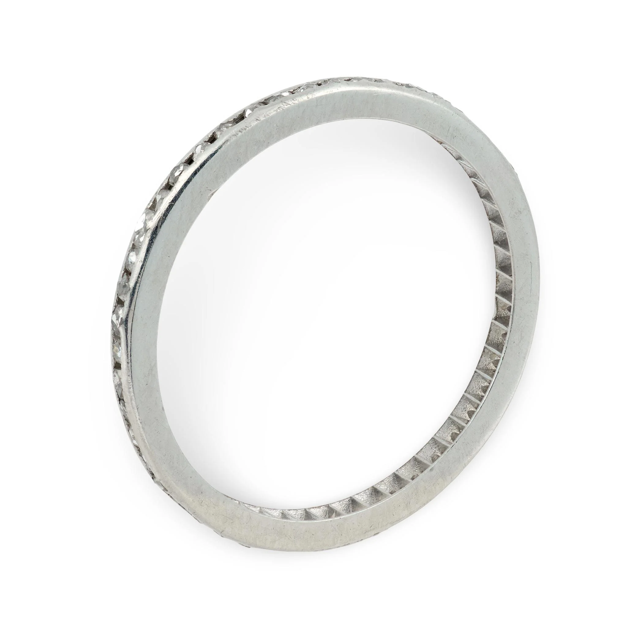 Art Deco Platinum Diamond Eternity Band - Image 2