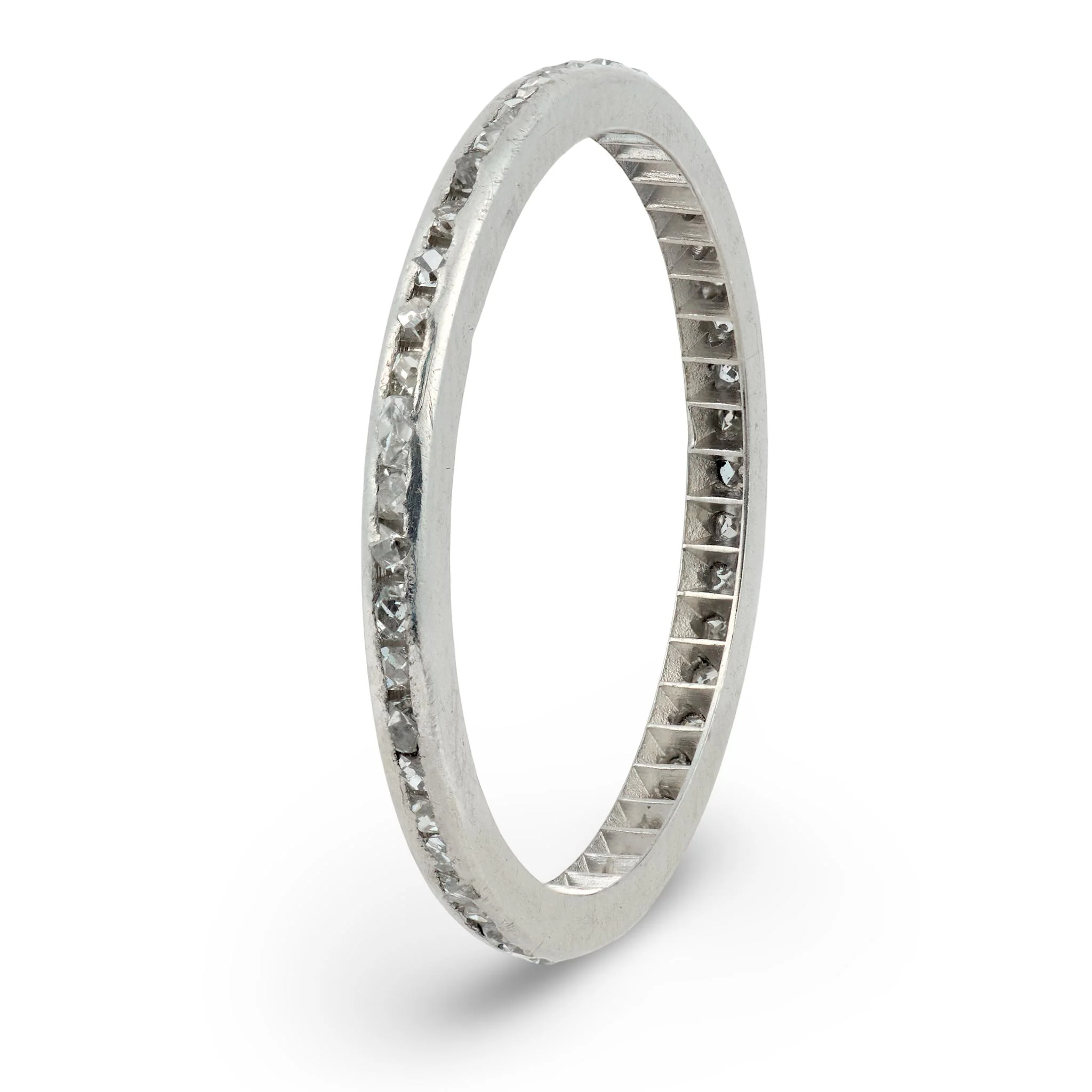 Art Deco Platinum Diamond Eternity Band - Image 3