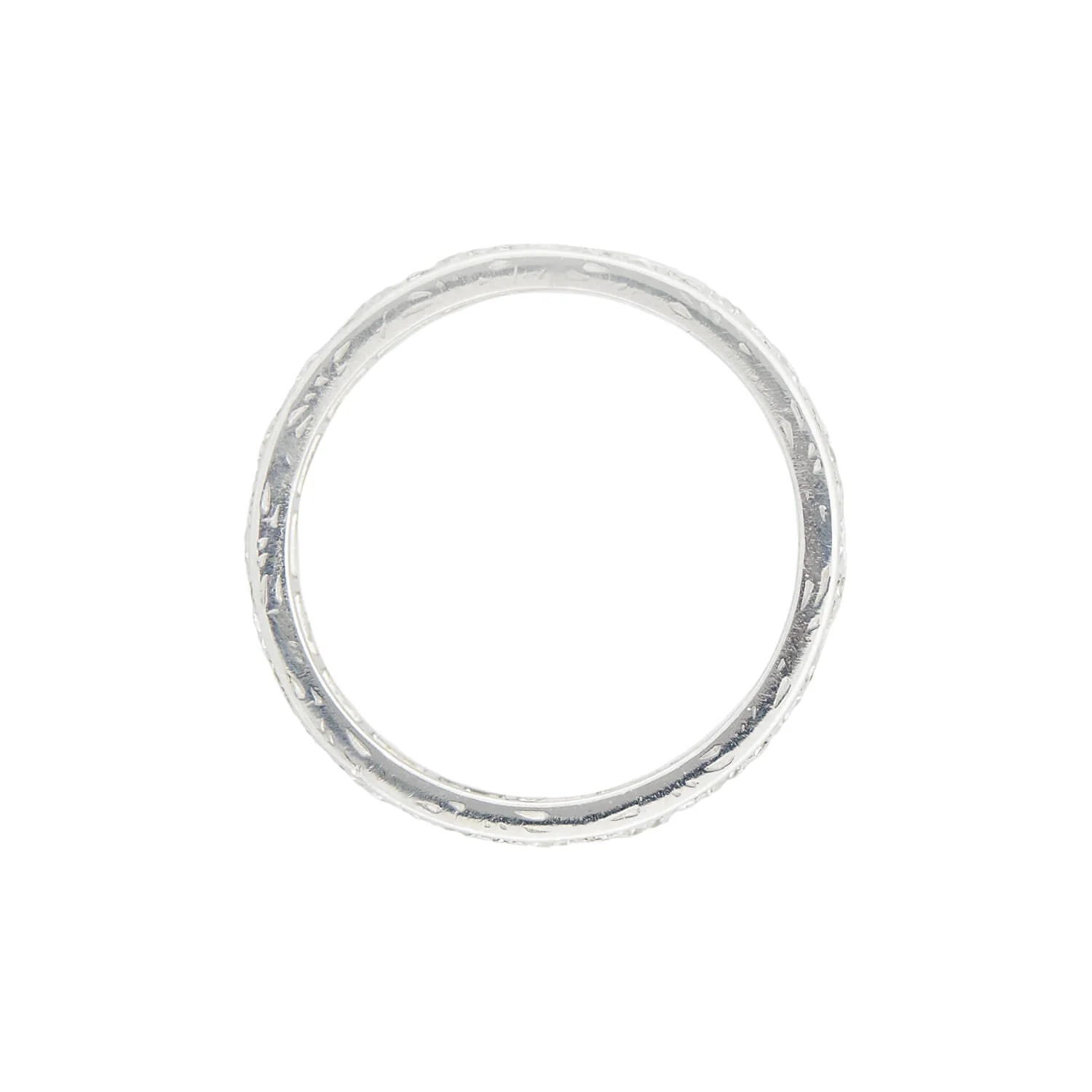Art Deco Platinum Diamond Eternity Band - Image 2