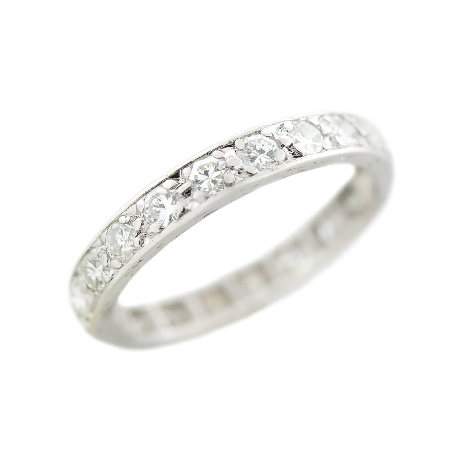 Art Deco Platinum Diamond Eternity Band - Image 3