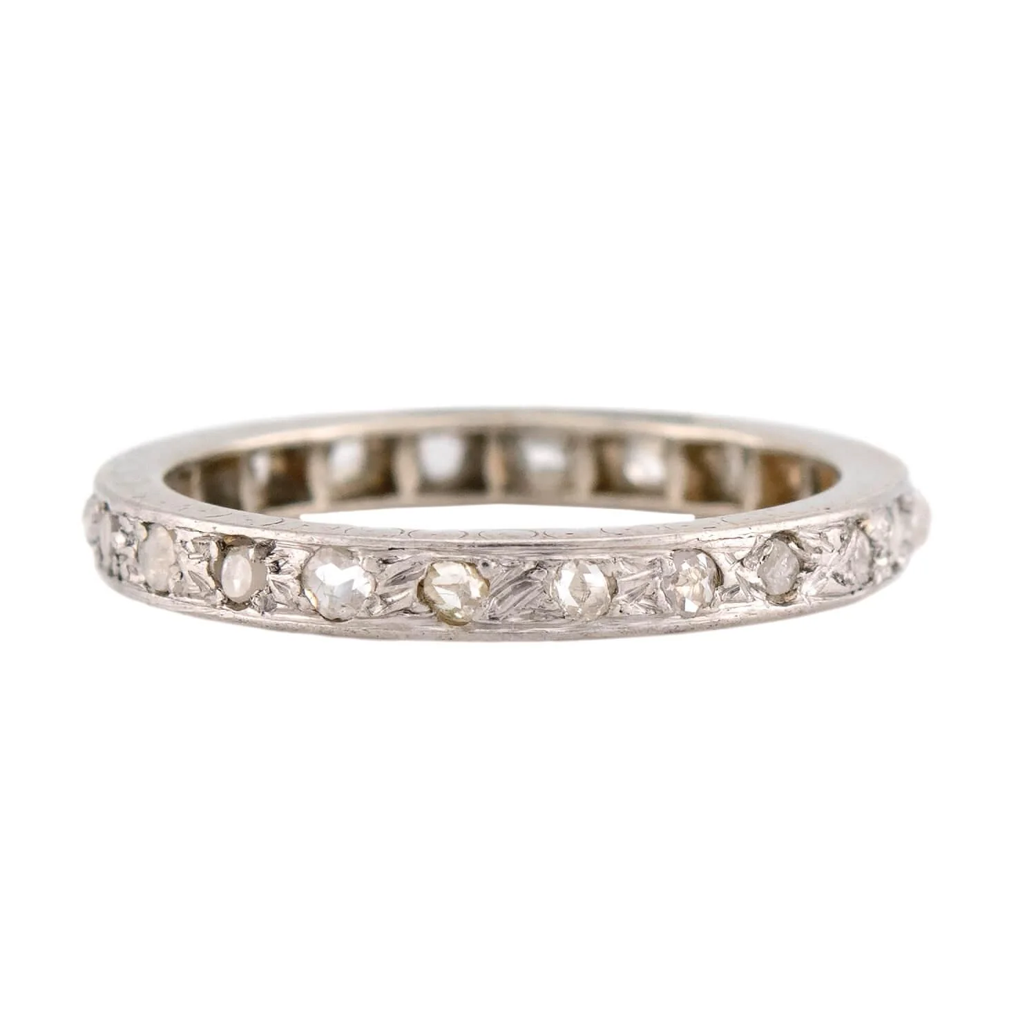 Art Deco Platinum Diamond Eternity Band - Image 2