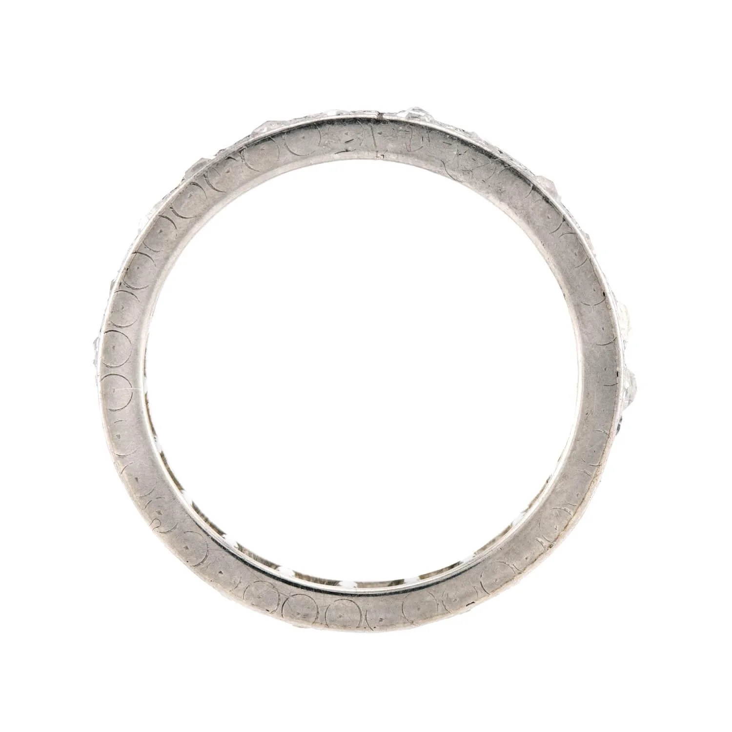 Art Deco Platinum Diamond Eternity Band - Image 3