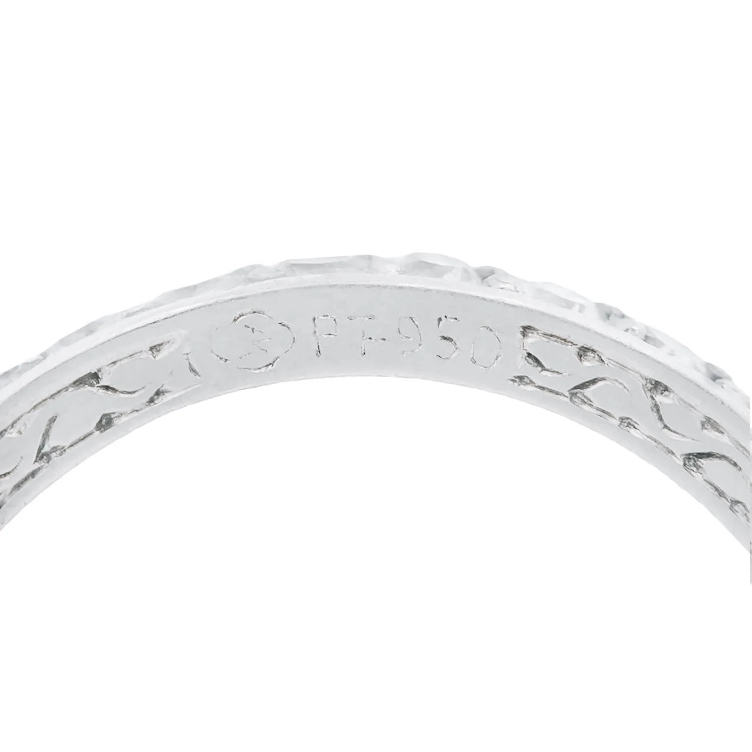 Art Deco Platinum Diamond Eternity Band - Image 3