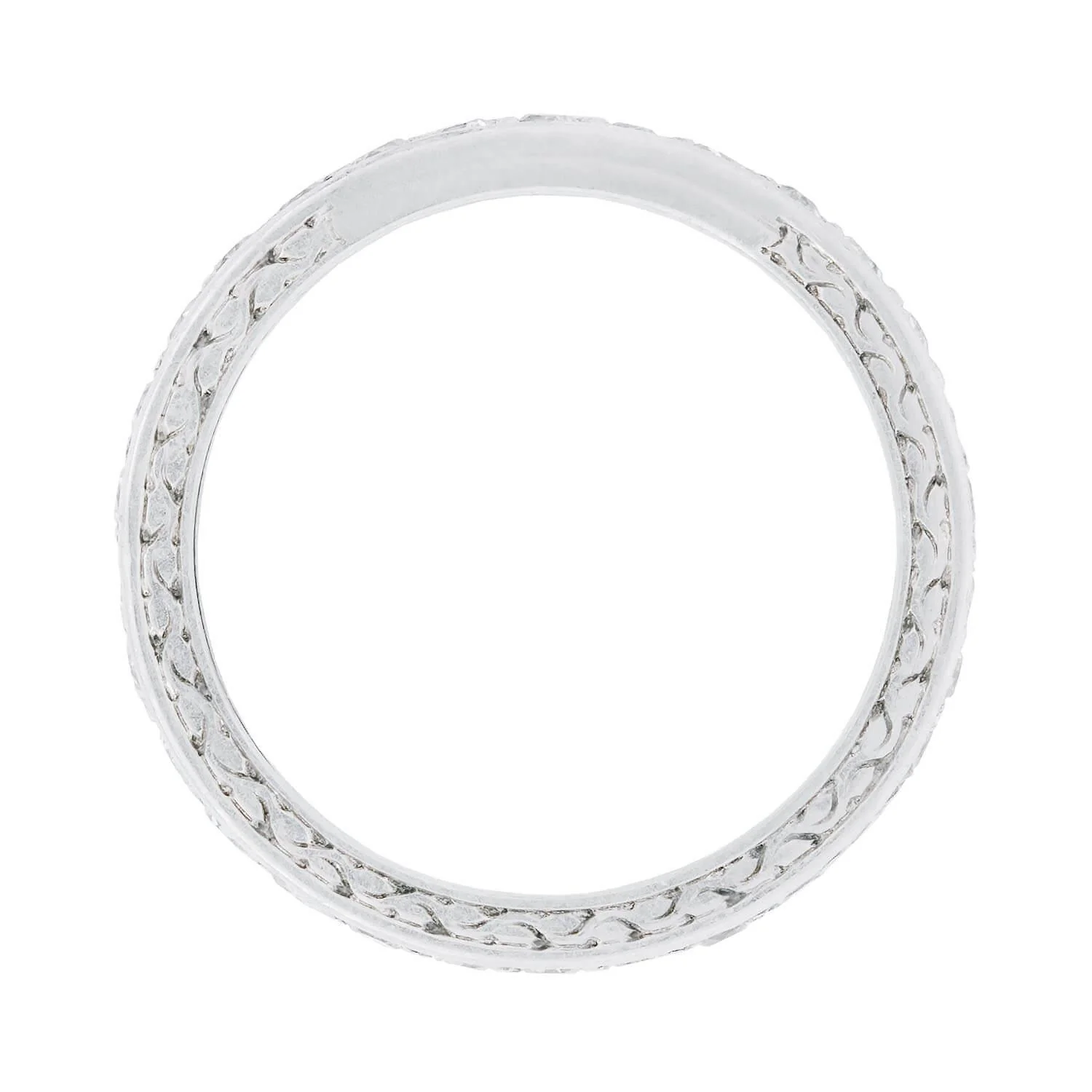 Art Deco Platinum Diamond Eternity Band - Image 4