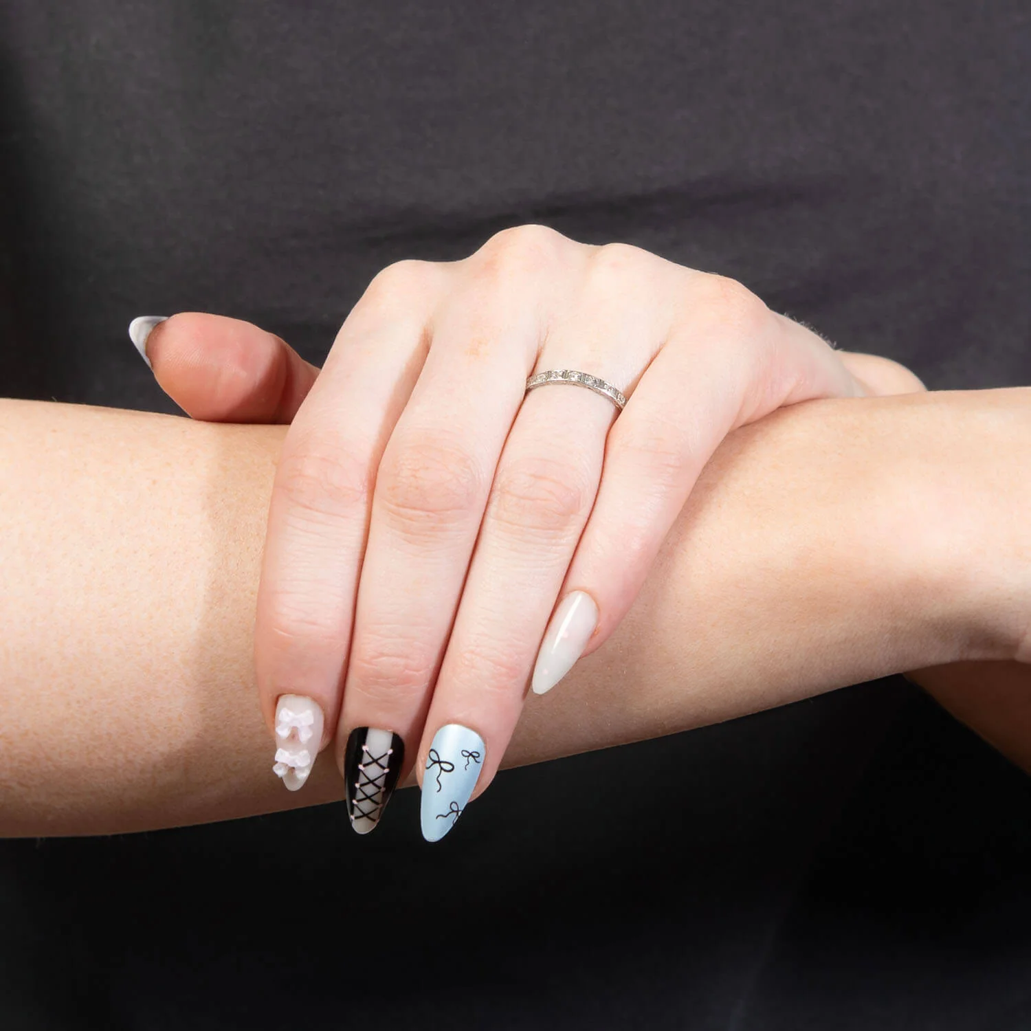 Art Deco Platinum Diamond Eternity Band - Image 4