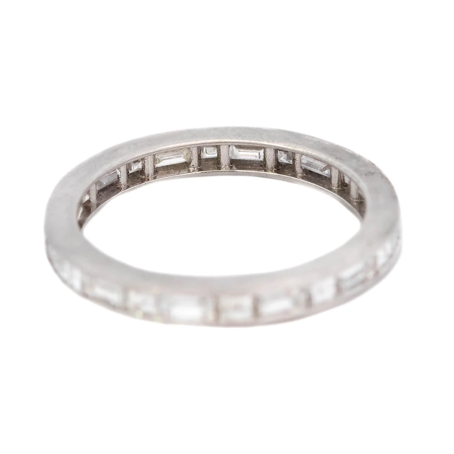 Art Deco Platinum Diamond Eternity Band - Image 4