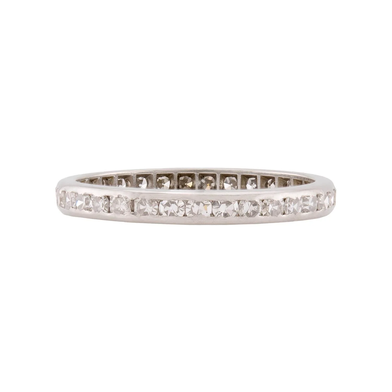 Art Deco Platinum Diamond Eternity Band - Image 2