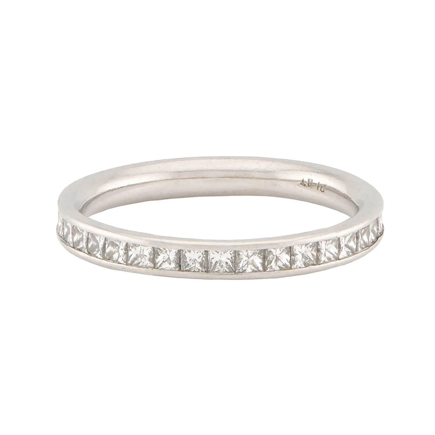 Art Deco Platinum Diamond Eternity Band - Image 3