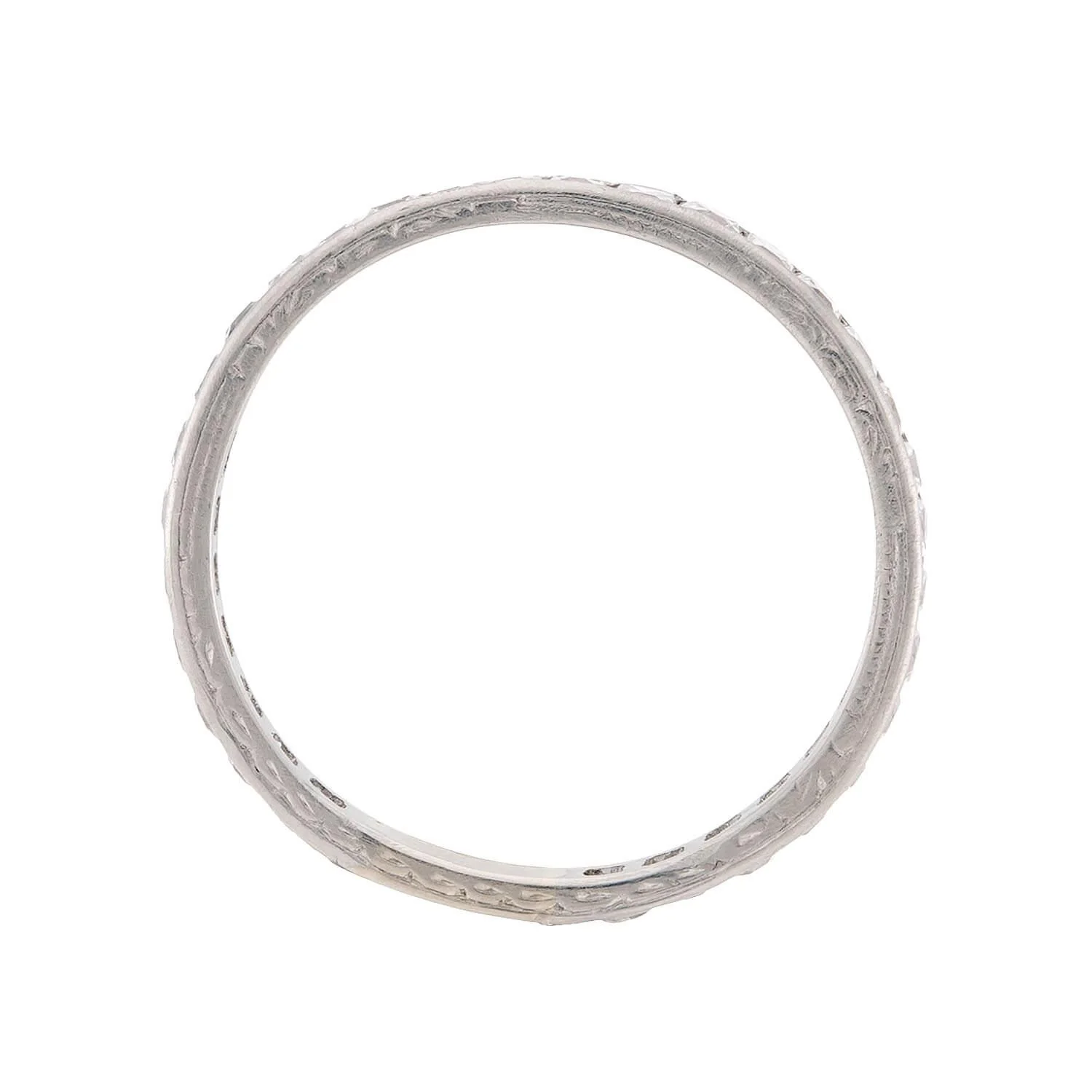 Art Deco Platinum Diamond Eternity Band - Image 3