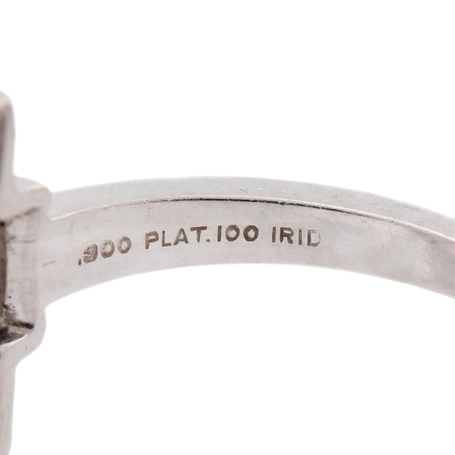 Art Deco Platinum Diamond Navette Ring - Image 6