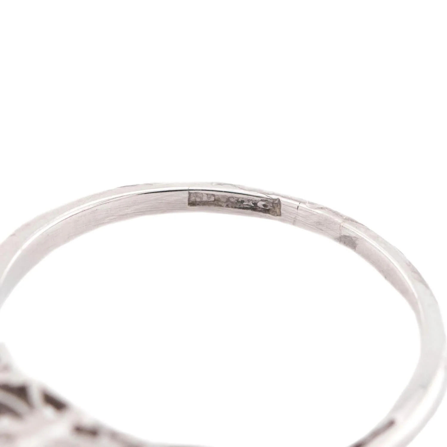 Art Deco Platinum GIA Diamond Engagement Ring 1.54ct - Image 6