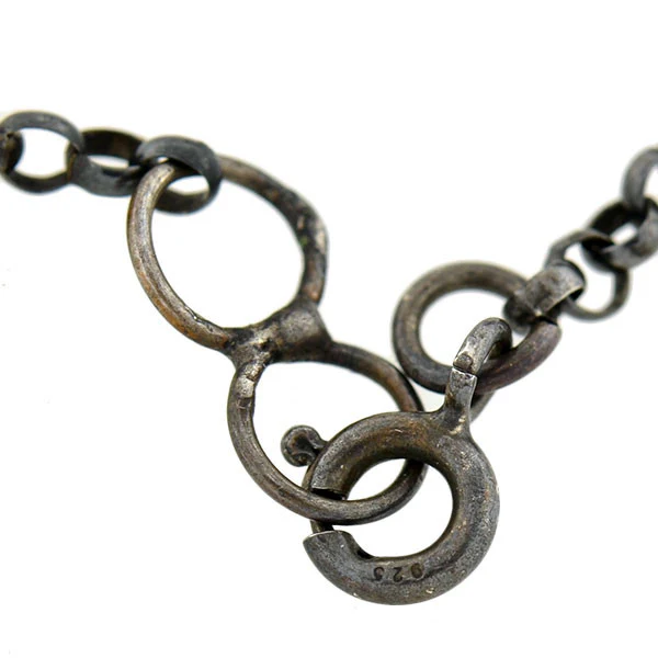 Art Deco Sterling Lavender "Pools of Light" Necklace - Image 7