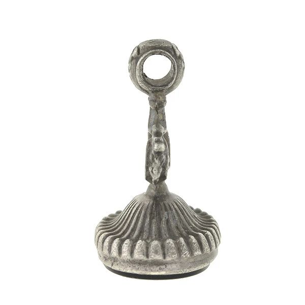 Art Deco Sterling Silver Fob with Onyx Seal - Image 3