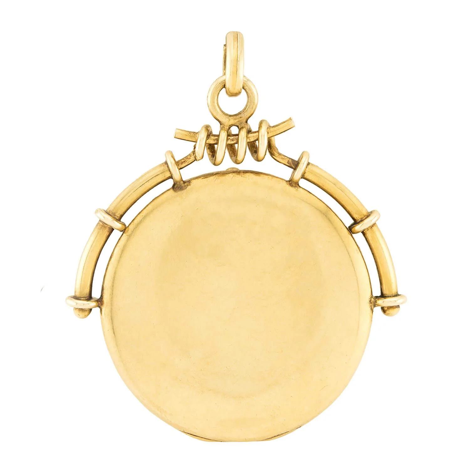 Art Nouveau 14k Monogram Locket - Image 4