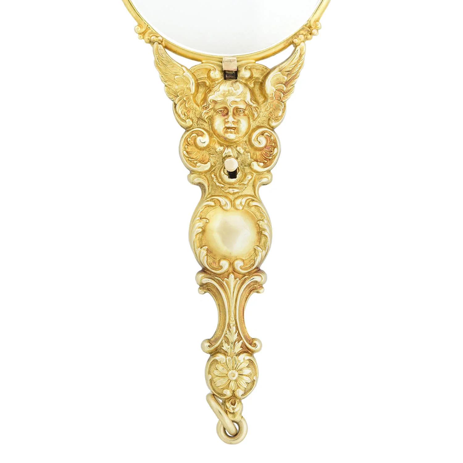 Art Nouveau 14kt Expandable Lorgnette Glasses - Image 4