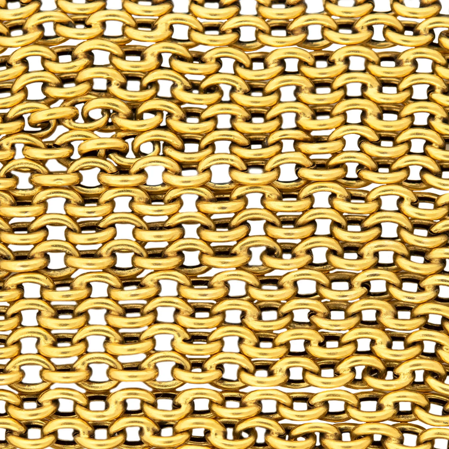 Art Nouveau 18k Gold Cable Chain 62" - Image 3