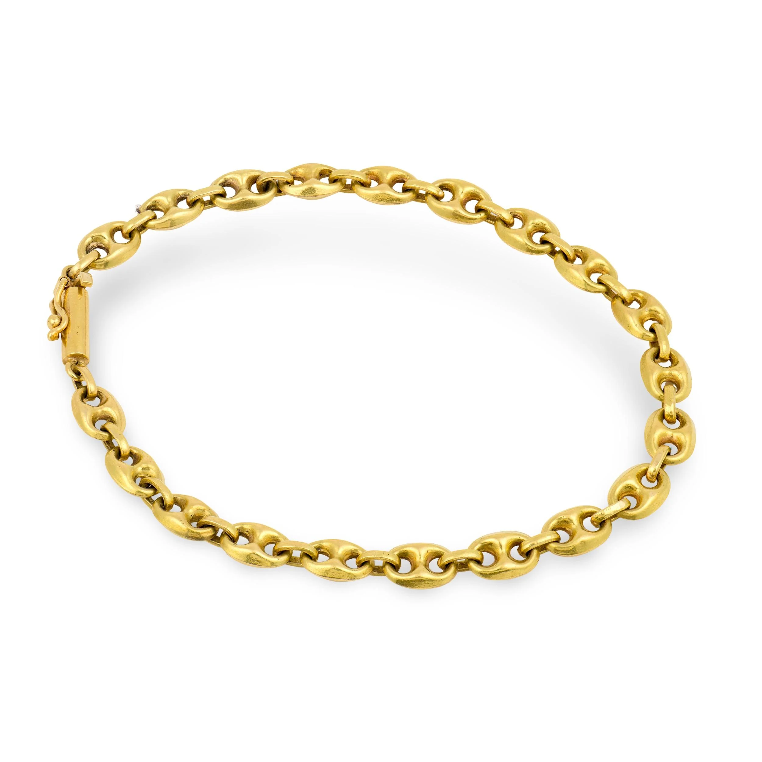 Art Nouveau 18k "Gucci" Link Bracelet - Image 3