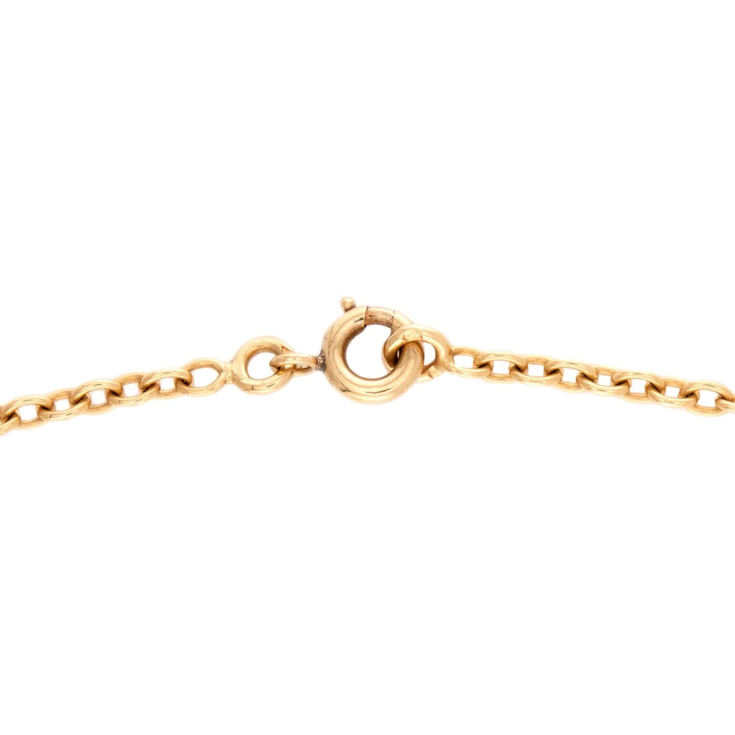 Art Nouveau Filigree French 18k Pearl Chain 23" - Image 4