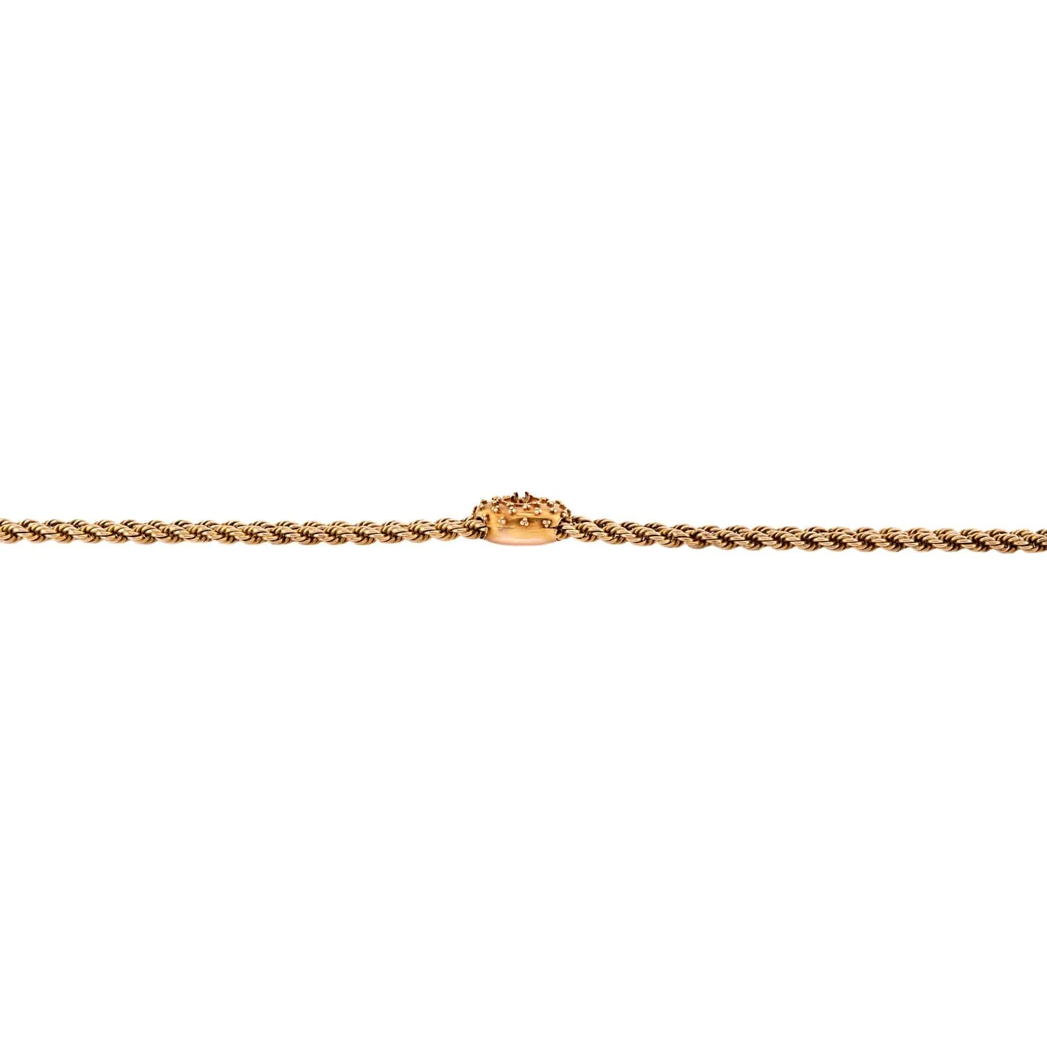 Art Nouveau Gold-Filled Slide Chain Necklace 50" - Image 4
