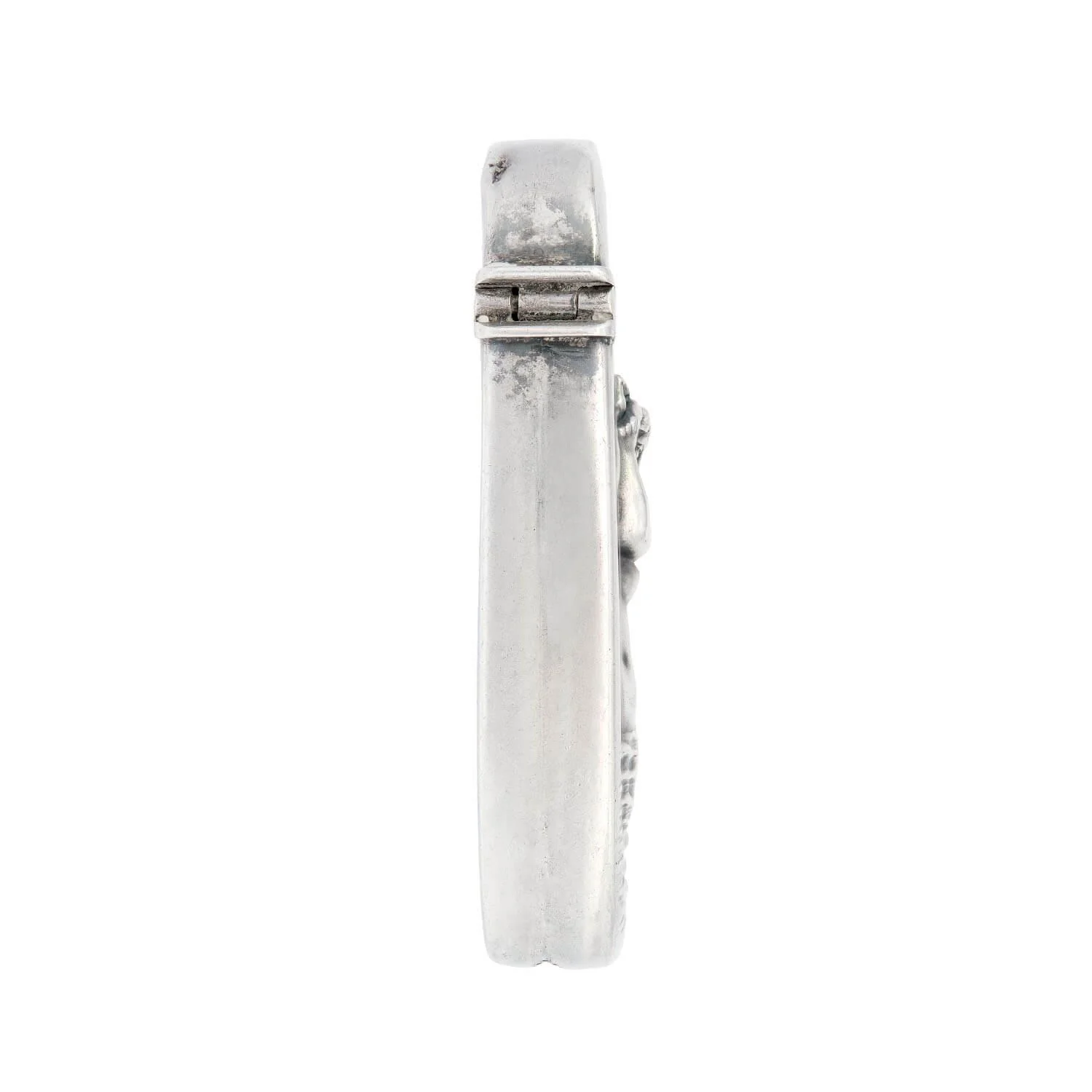 Art Nouveau Sterling Silver Mermaid Match Safe - Image 2