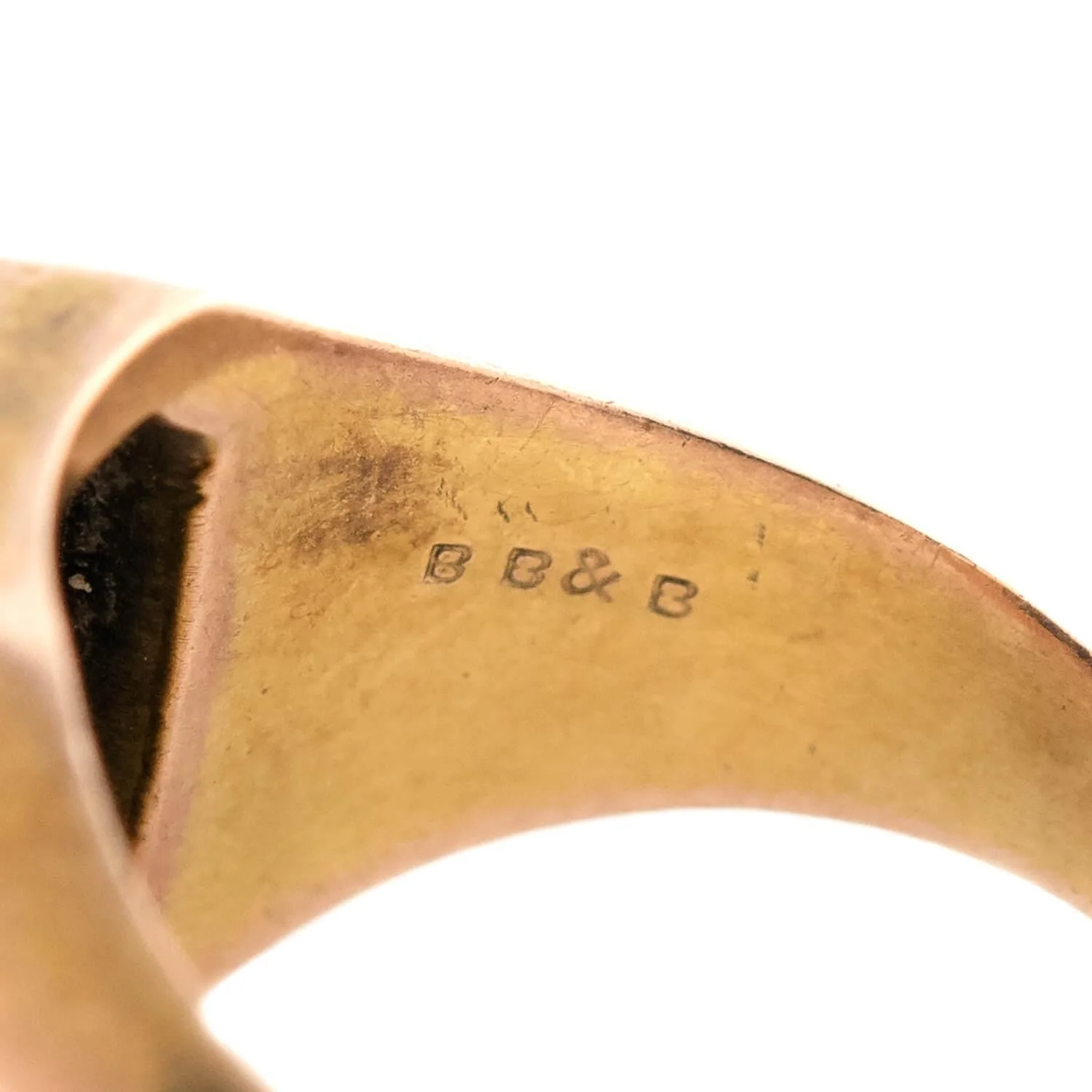 BAILEY, BANKS, AND BIDDLE Art Deco 14k Enamel Class Ring - Image 7