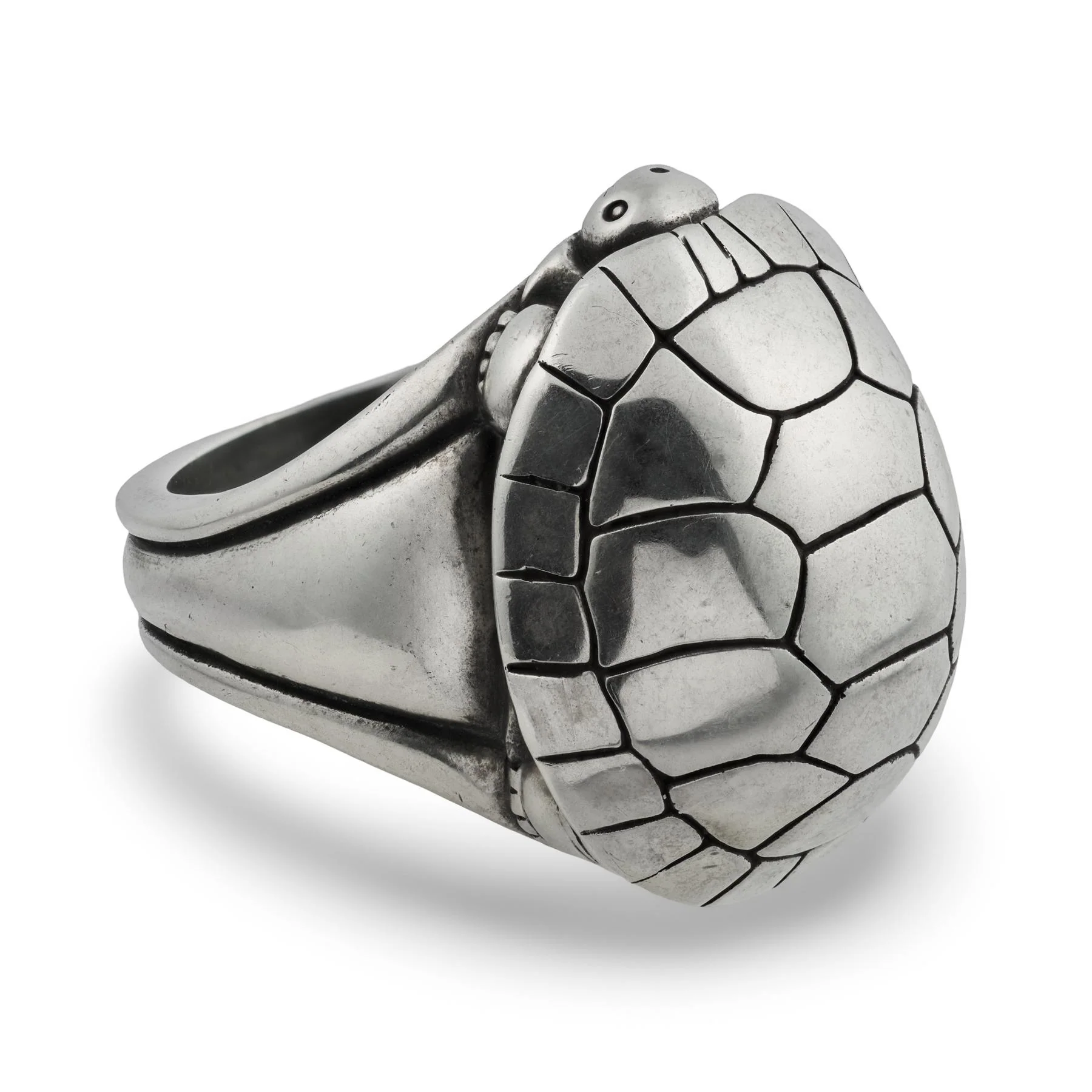 BARRY KIESELSTEIN-CORD Estate Sterling Silver Turtle Ring - Image 2